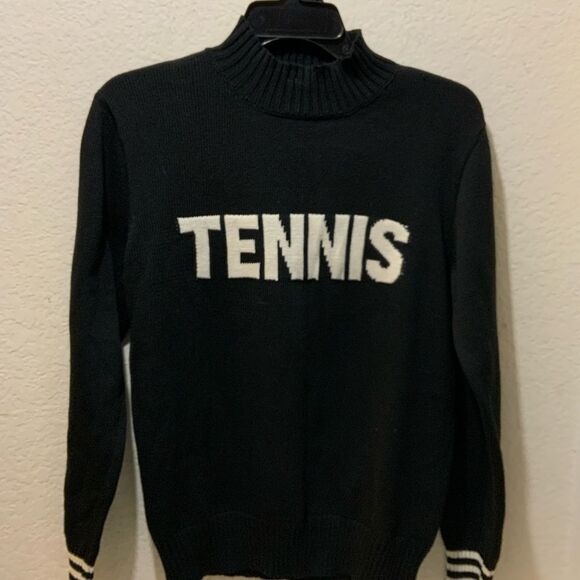 The Bubble Tennis Sweater black white size XS - Picture 2 of 7